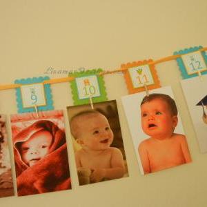 First Year Photo Mini Clips, First Year Banner,..